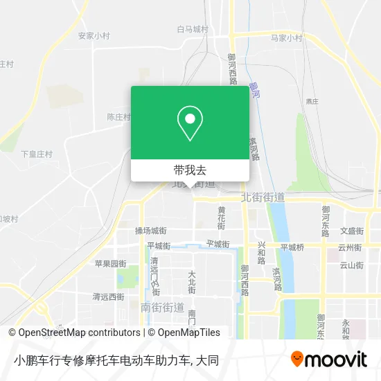小鹏车行专修摩托车电动车助力车地图