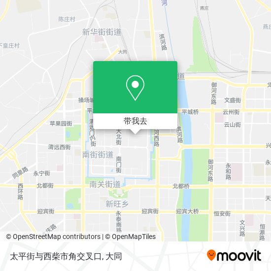 太平街与西柴市角交叉口地图