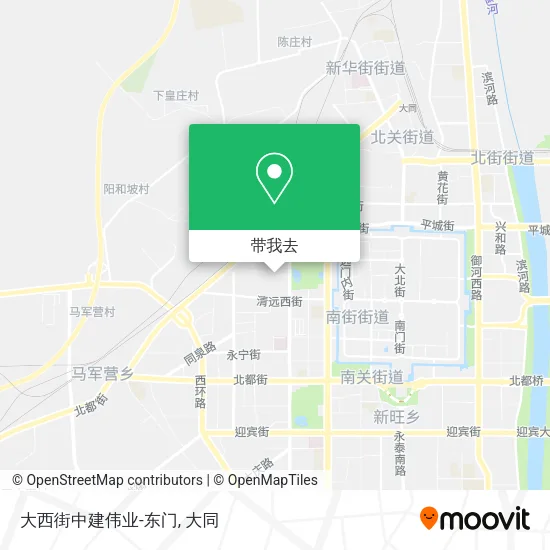 大西街中建伟业-东门地图