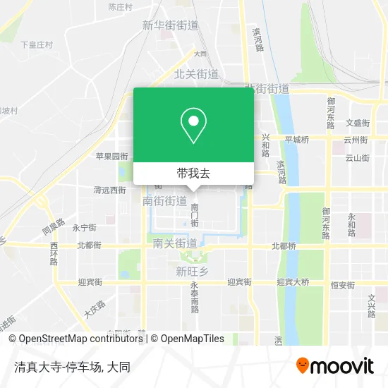 清真大寺-停车场地图