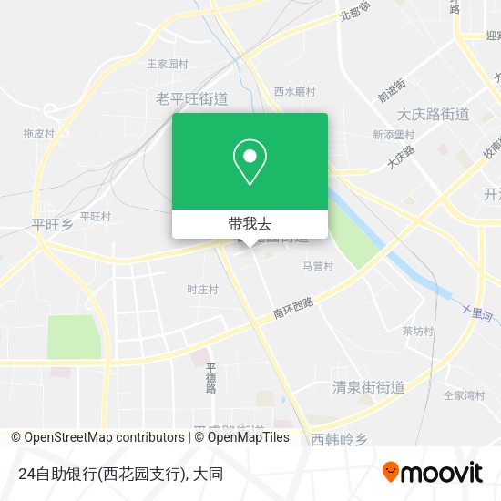 24自助银行(西花园支行)地图
