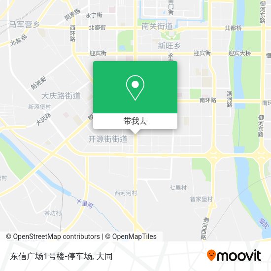 东信广场1号楼-停车场地图