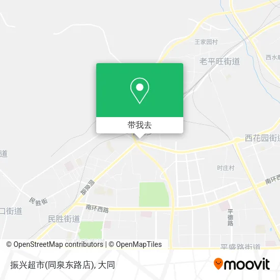 振兴超市(同泉东路店)地图