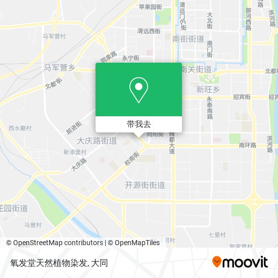 氧发堂天然植物染发地图