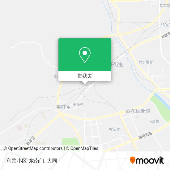 利民小区-东南门地图