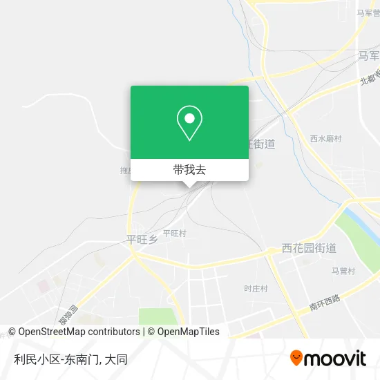 利民小区-东南门地图