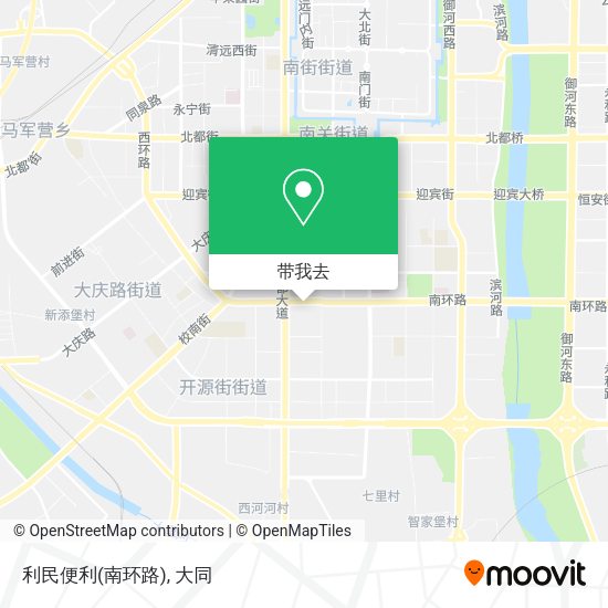 利民便利(南环路)地图