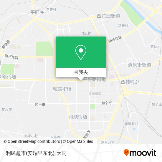 利民超市(安瑞里东北)地图