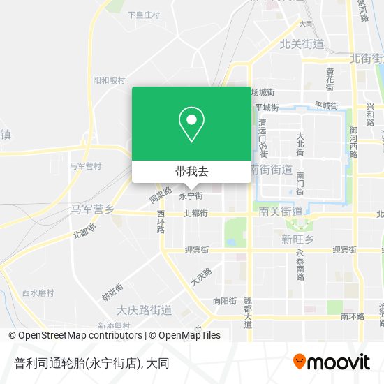 普利司通轮胎(永宁街店)地图