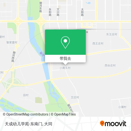 天成幼儿学苑-东南门地图