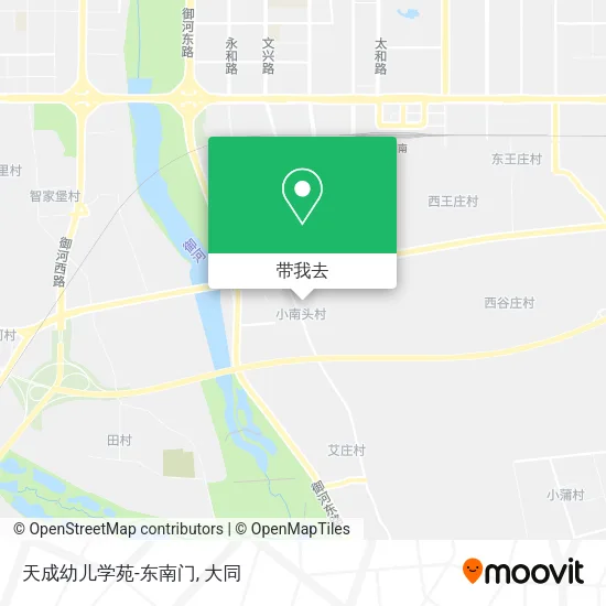 天成幼儿学苑-东南门地图