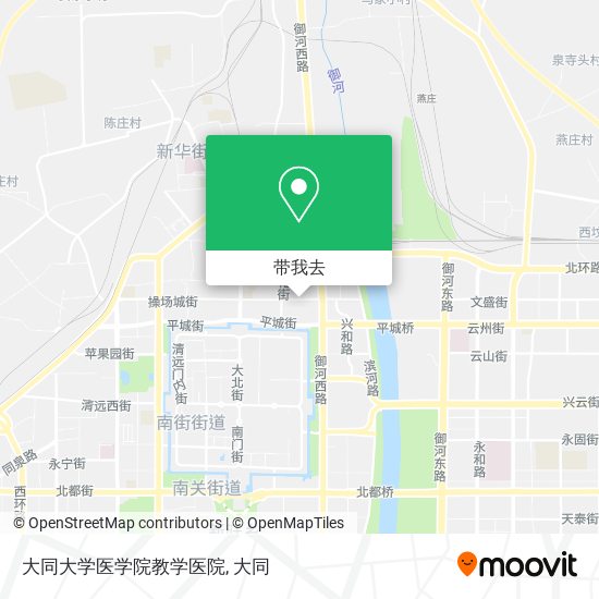 大同大学医学院教学医院地图