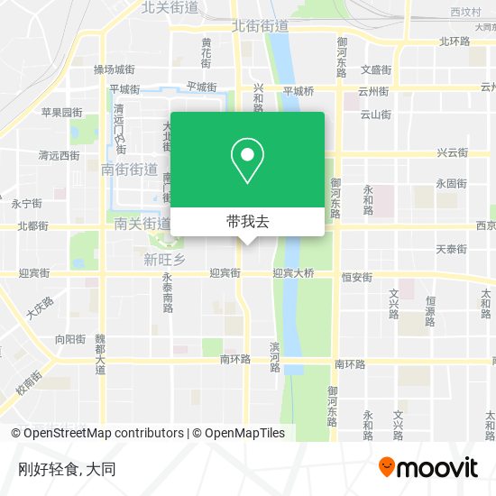 刚好轻食地图