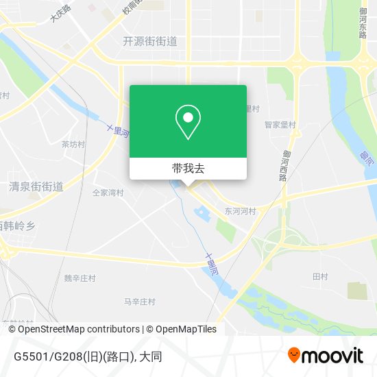 G5501/G208(旧)(路口)地图