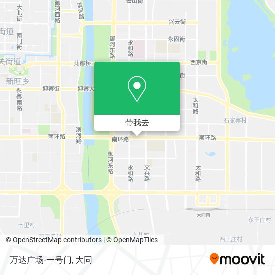 万达广场-一号门地图