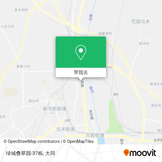绿城叠翠园-37栋地图