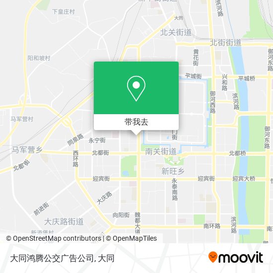 大同鸿腾公交广告公司地图