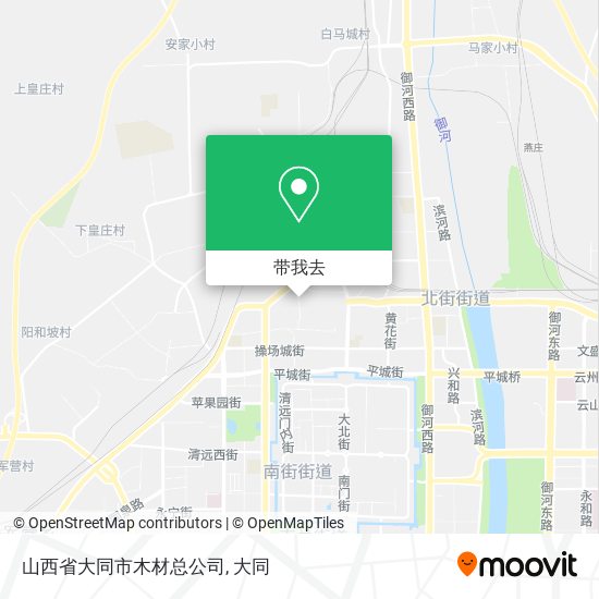 山西省大同市木材总公司地图