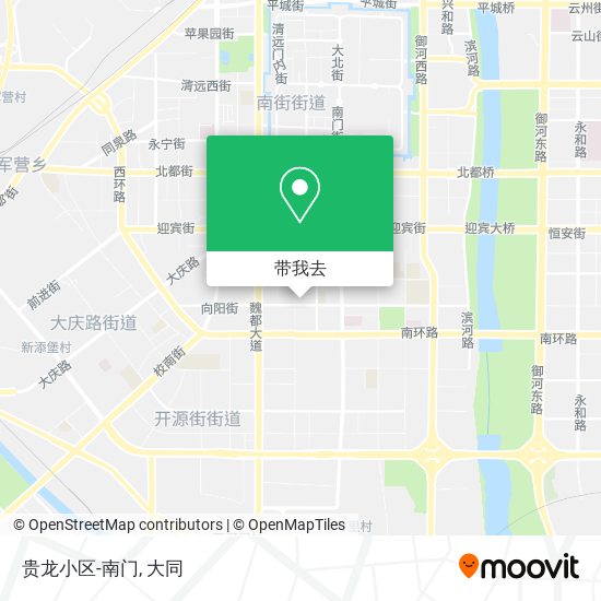 贵龙小区-南门地图