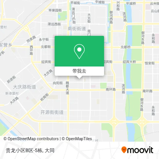 贵龙小区B区-5栋地图