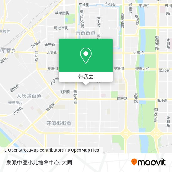 泉派中医小儿推拿中心地图