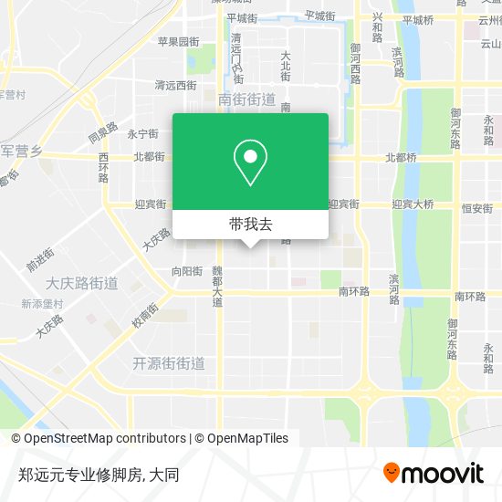 郑远元专业修脚房地图