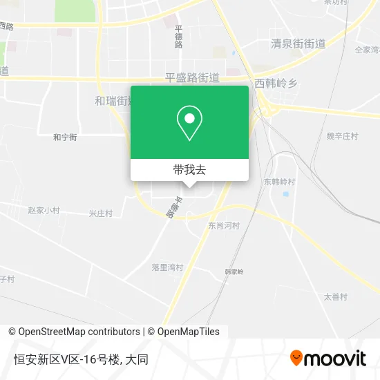 恒安新区V区-16号楼地图