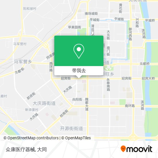 众康医疗器械地图