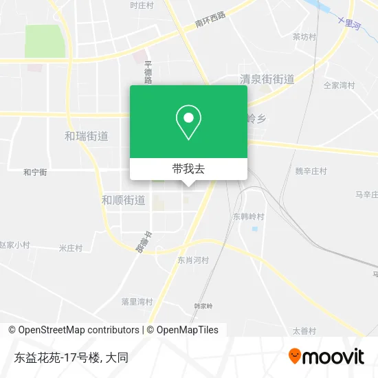 东益花苑-17号楼地图