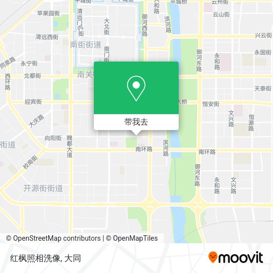 红枫照相洗像地图