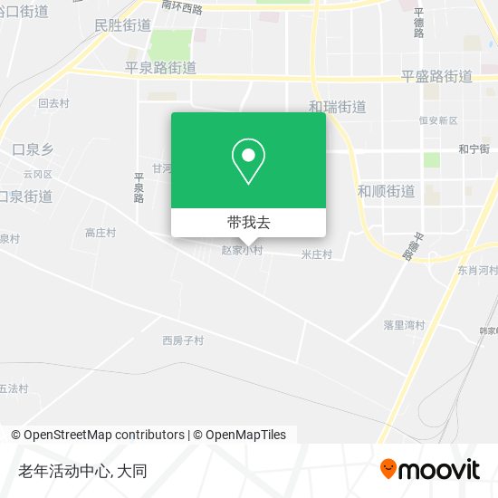 老年活动中心地图