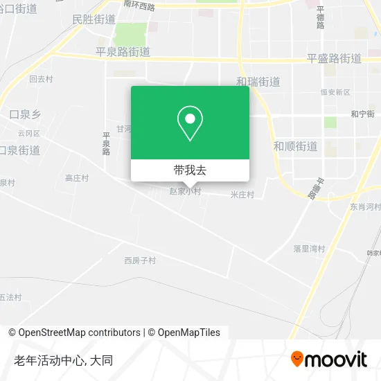 老年活动中心地图