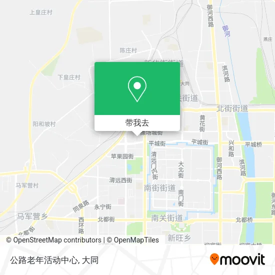 公路老年活动中心地图