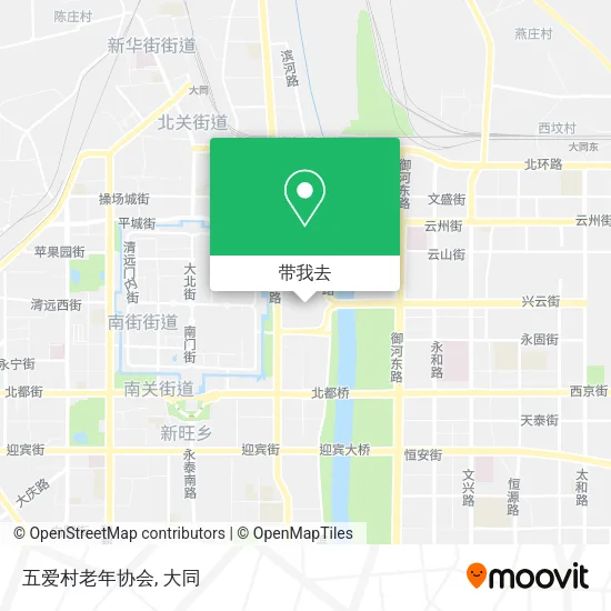 五爱村老年协会地图