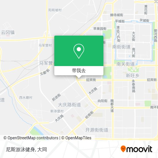尼斯游泳健身地图