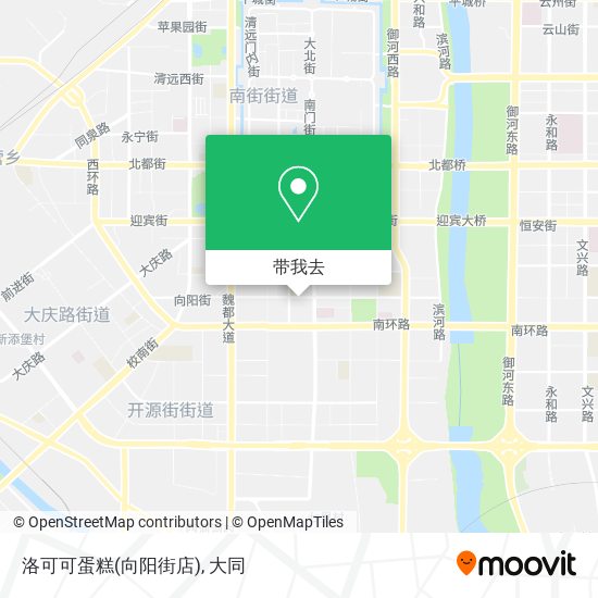 洛可可蛋糕(向阳街店)地图