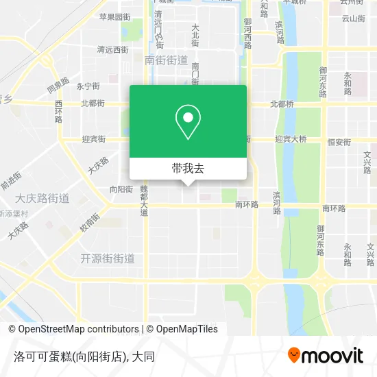 洛可可蛋糕(向阳街店)地图