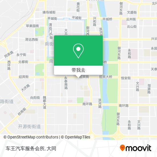 车王汽车服务会所地图