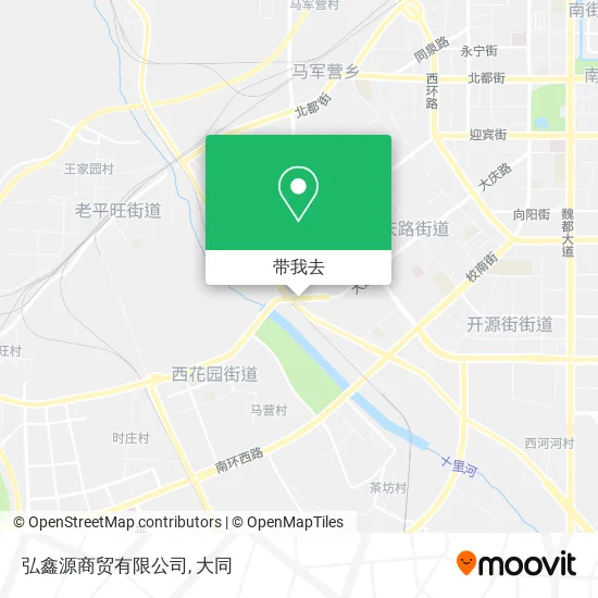弘鑫源商贸有限公司地图