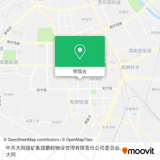 中共大同煤矿集团鹏程物业管理有限责任公司委员会地图