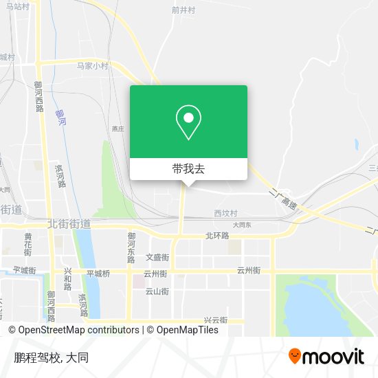 鹏程驾校地图