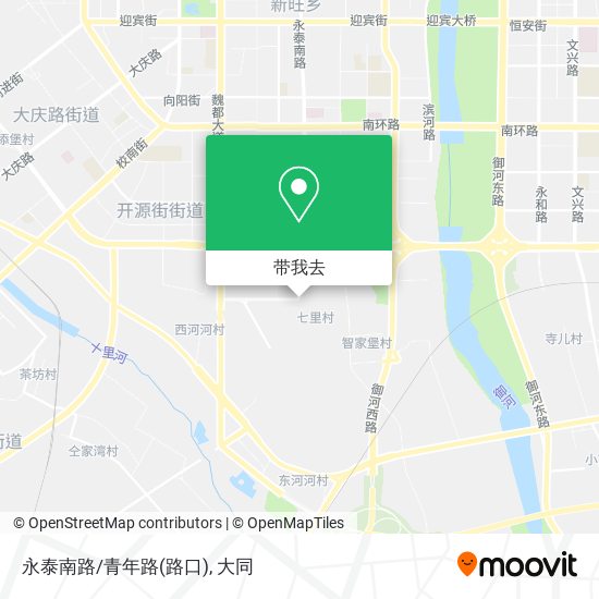 永泰南路/青年路(路口)地图