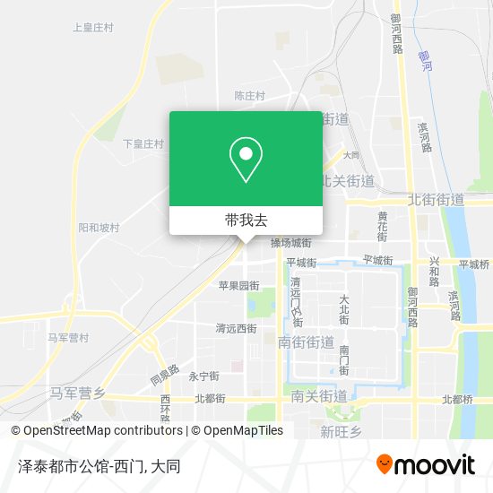 泽泰都市公馆-西门地图