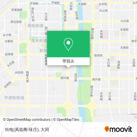 街电(凤临阁·味庄)地图