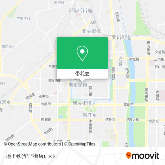 地下铁(华严街店)地图
