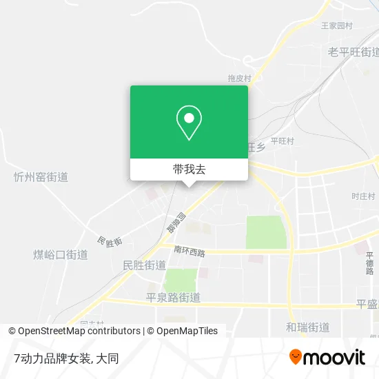 7动力品牌女装地图