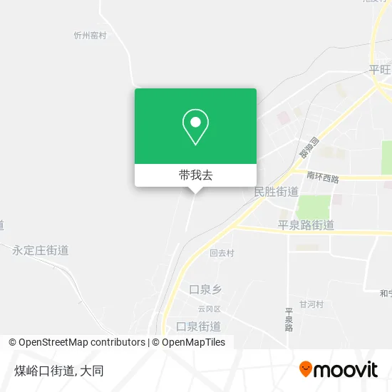 煤峪口街道地图