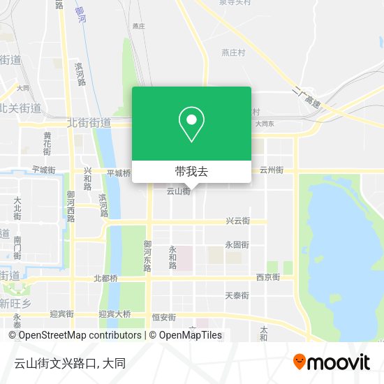 云山街文兴路口地图
