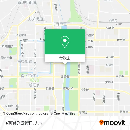 滨河路兴云街口地图