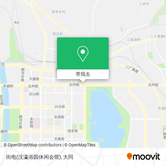街电(汶瀛浴园休闲会馆)地图